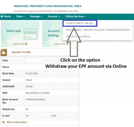 Image Result For How To Withdraw Money From Epf Account