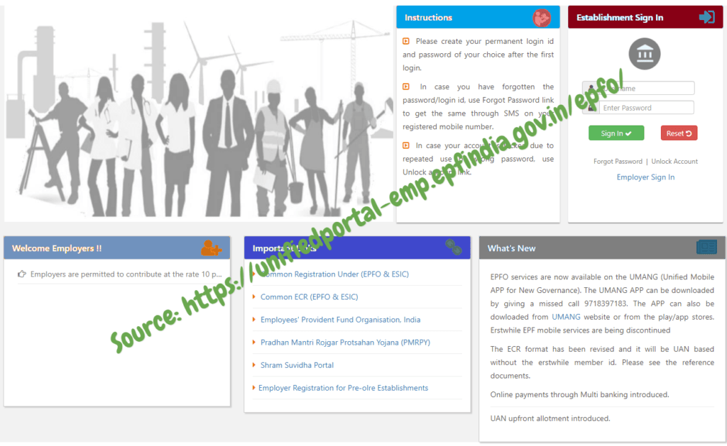 Unifiedportal-emp.epfindia.gov.in